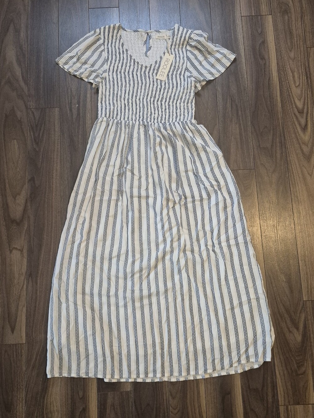 ROOLEE Smocked Midi Dress - Picture 3 of 5